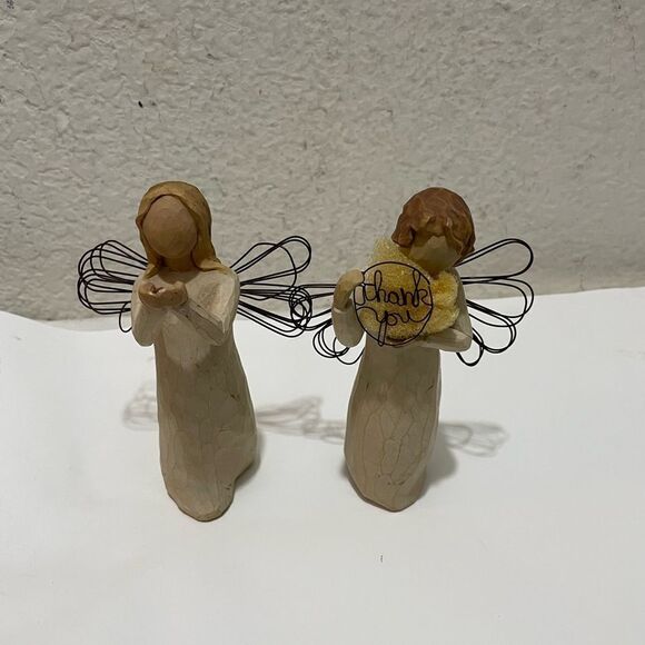 Pair willow tree figurines Just for You 2005 and Angel of freedom - Picture 3 of 12